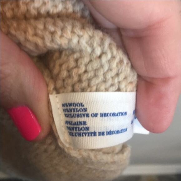 Anthropologie Leifsdottir Tan Big Button Cardigan - Picture 5 of 10